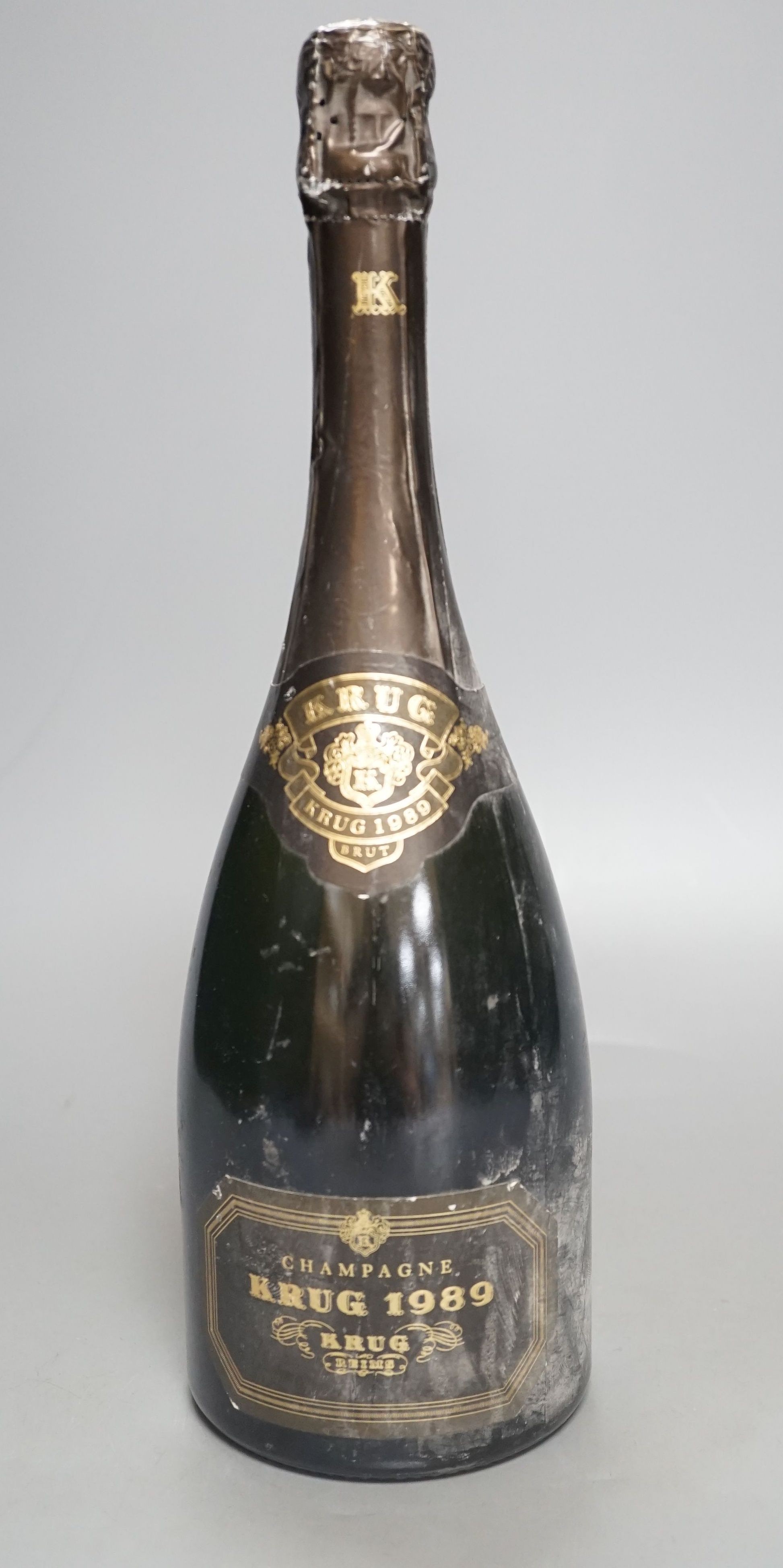 One bottle of Champagne Krug, 1989